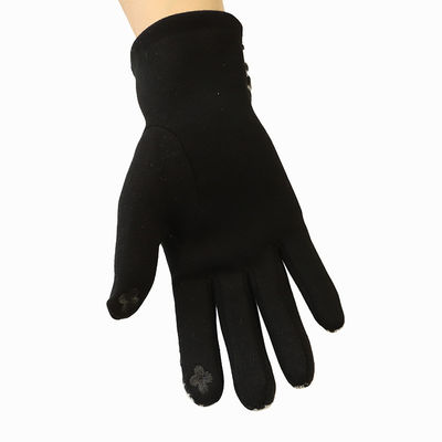 Custom Accessories Leopard Wool Women Gloves Mittens Touchscreen Warm