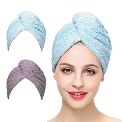 25x65cm 300gsm Microfiber Hair Drying Towel Super Water Absorbent Hair Wrap Turban