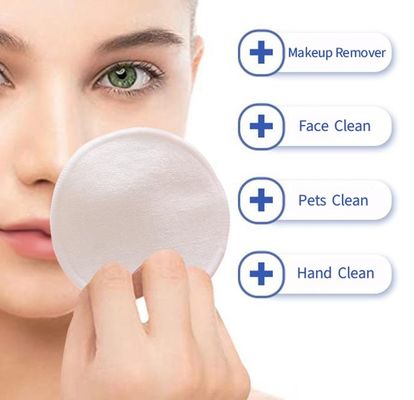 Antibacterial Makeup Eraser Towel Pads Natural Bamboo Organic Cotton