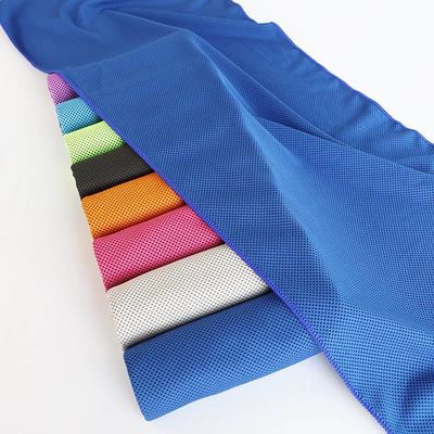 Breathable Microfiber Sport Towel Custom Ice Cooling Quick Dry Gym Towel 12x40"