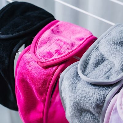 Fluffy 9x62cm Microfiber Head Band Soft Sport Cosmetic Custom For Spa