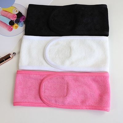Customized Durable Terry Cloth Face Cleansing Headband For Removing Makeup