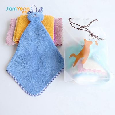 43x25cm Custom Kitchen Dish Towel Set With Hanging Loop Easy To Wash