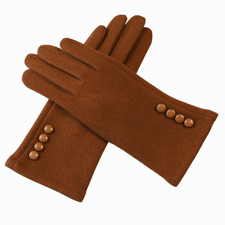 Polyester Women Cycling Winter Warm Gloves Outdoor Touch Screen 22cm X 16cm
