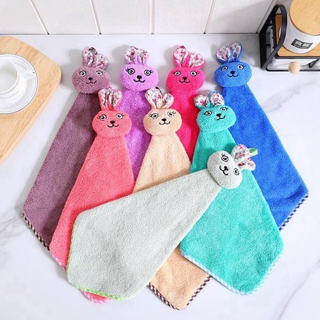 Green Skin Friendly Microfiber Kitchen Wipe Cloth For Washing Dishes
